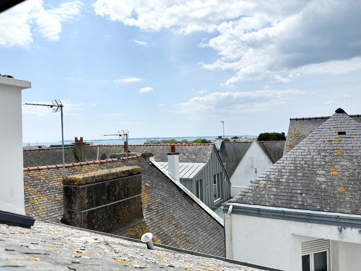 Duplex Hyper Cocooning Refait A Neuf - Plein Bourg Apartment Larmor-Plage Exterior foto